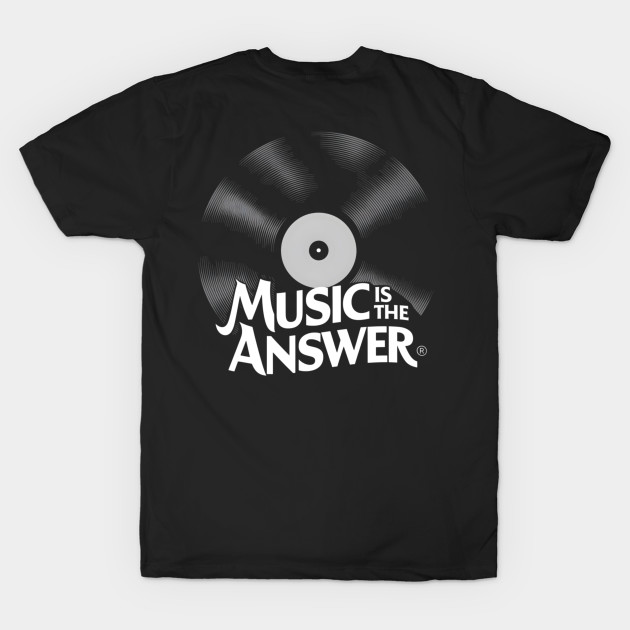 spinning vinyl- music is the answer - the power of music by Tee.gram